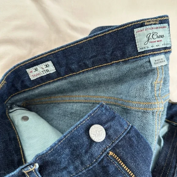 J. Crew Men’s 770 Jeans 30W x 30L NWOT - Picture 4 of 5